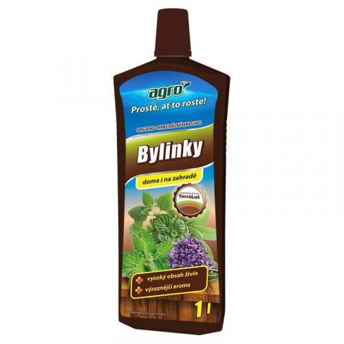 Hnojivo na bylinky - Organo-minerálne kvapalné, tekuté– 1L