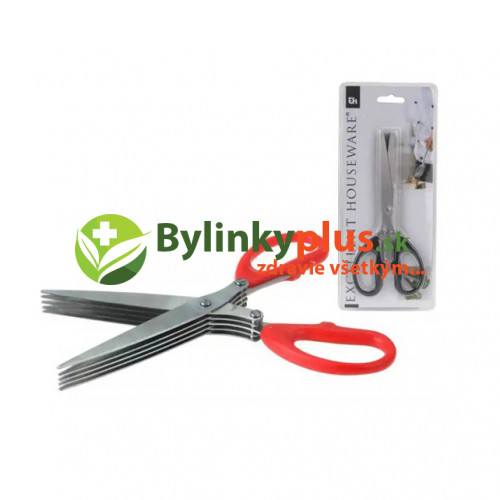 Nožnice na bylinky, 5-čepeľové, nerez – Skvelý pomocník pre vaše bylinky